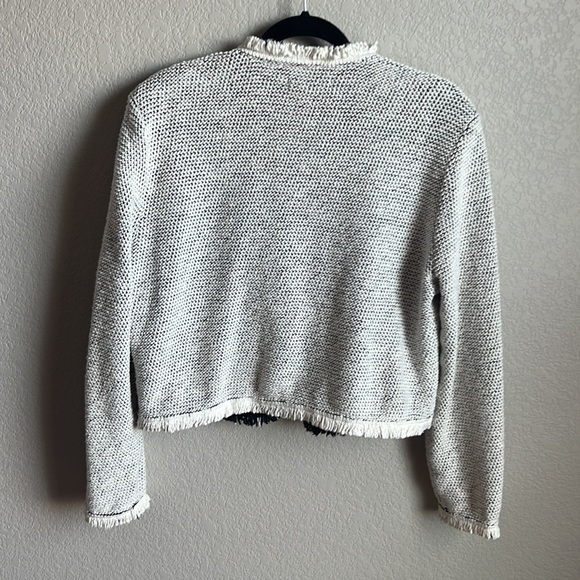 Bagatelle Collection Black & Ivory Blazer with Shoulder Pads Size XL - Picture 5 of 14